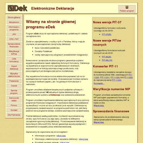 Program do wysyłania deklaracji podatkowych dla firm