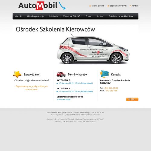 Toruń - nauka jazdy