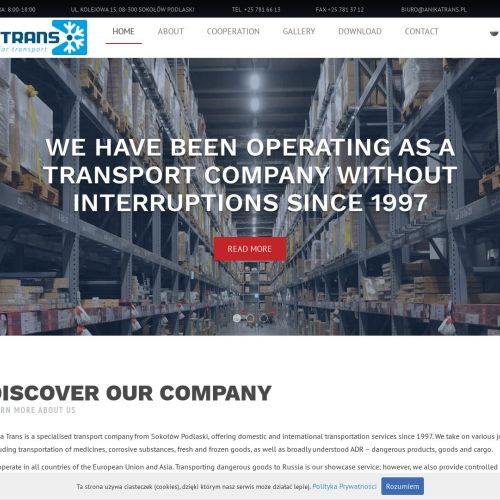 Warszawa - miedzynarodowe firmy transportowe