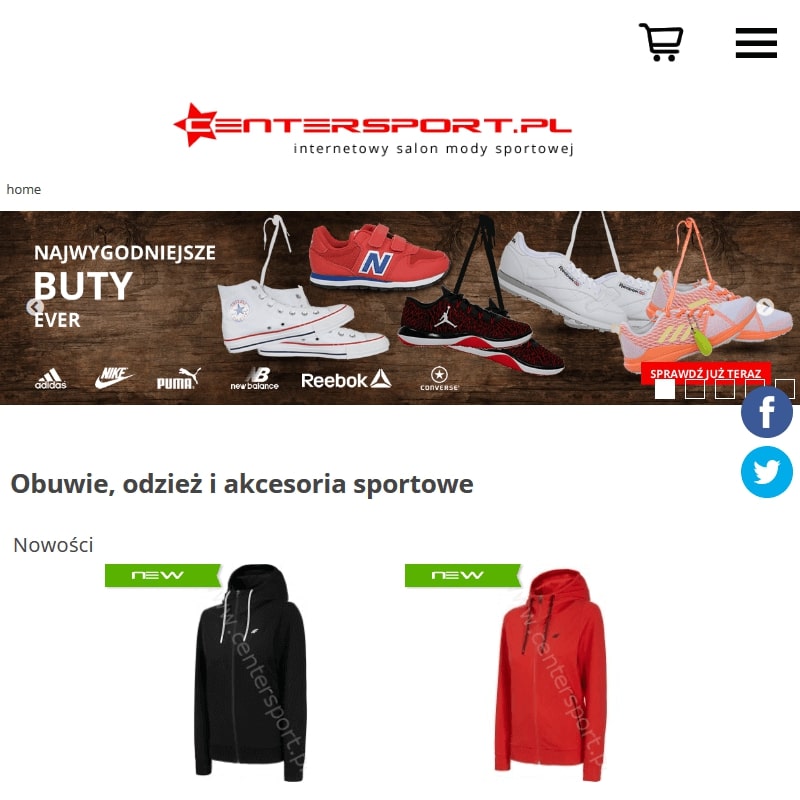 Outlet z odzieżą sportową - Oleśnica