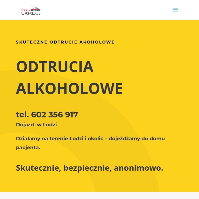 Odtruwanie alkoholowe łódź