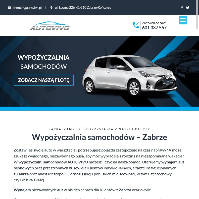 Wypożyczalnia samochodów - Chorzów