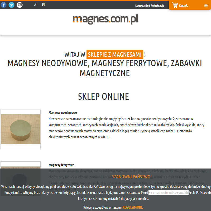 Duże magnesy neodymowe w Kielcach