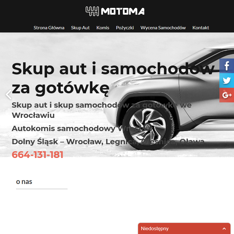 Komis samochodowy w Oławie